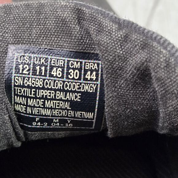 Skechers Relaxed Fit Memory Foam Shoes Men’s Size 12 Dark Gray Comfort Gorpcore - Picture 10 of 10